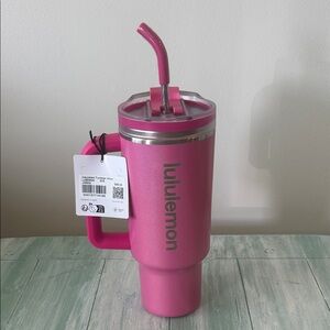 lululemon athletica Pink Insulated Tumbler 40oz